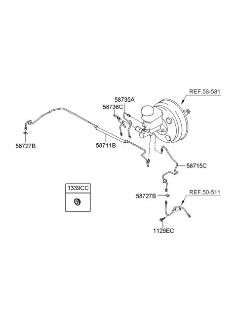 2006 Kia Optima Brake Fluid Line Diagram 1