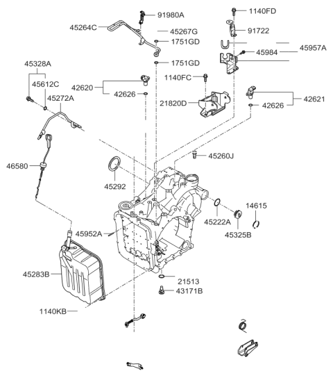 2007 Kia Optima Bracket-Wiring Diagram for 919312G180