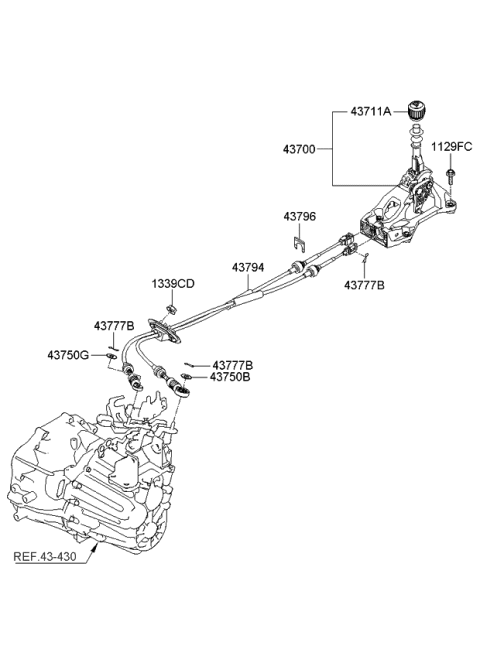 2008 Kia Optima Bolt Diagram for 1129308403