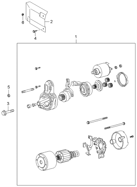 2006 Kia Amanti Starter Diagram