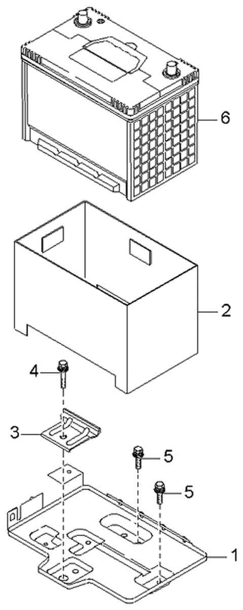 2004 Kia Amanti Battery Diagram