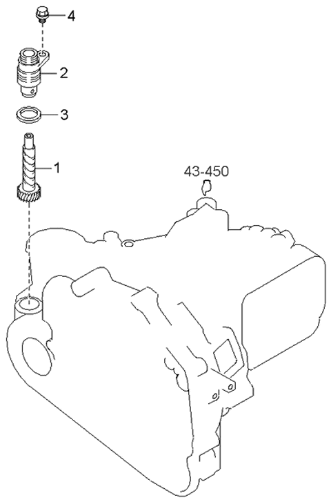 2006 Kia Amanti Speedometer Driven Gear Diagram