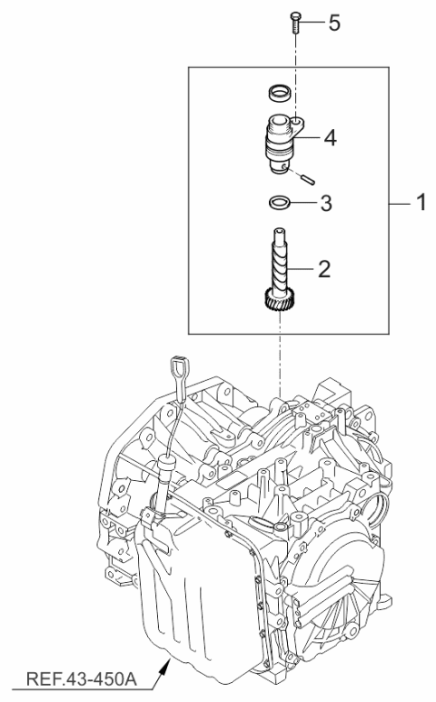 2006 Kia Rondo Speedometer Driven Gear Diagram 1