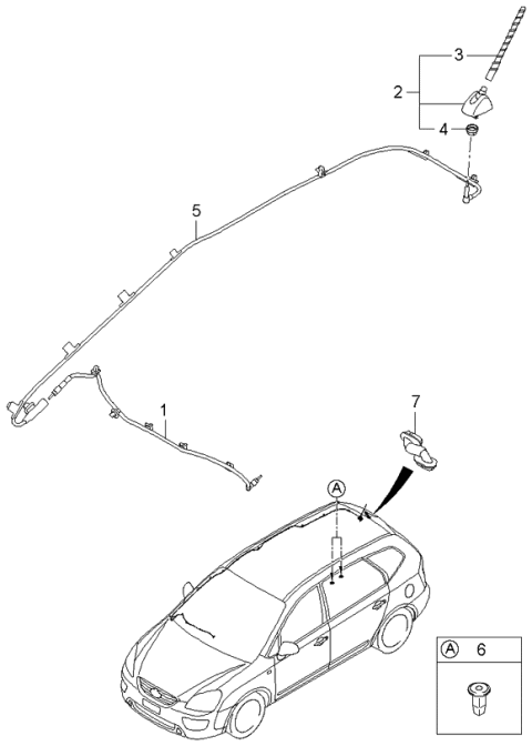 2006 Kia Rondo Antenna Diagram