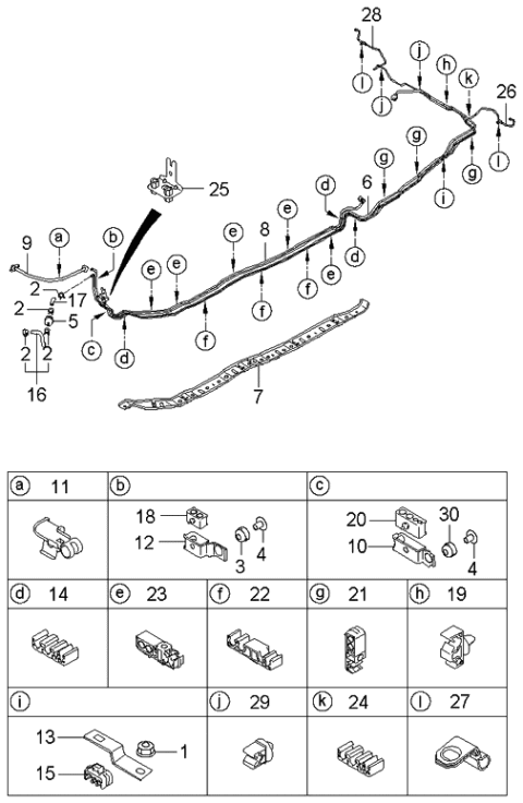 2006 Kia Rondo Chamber Assembly Diagram for 313092G000