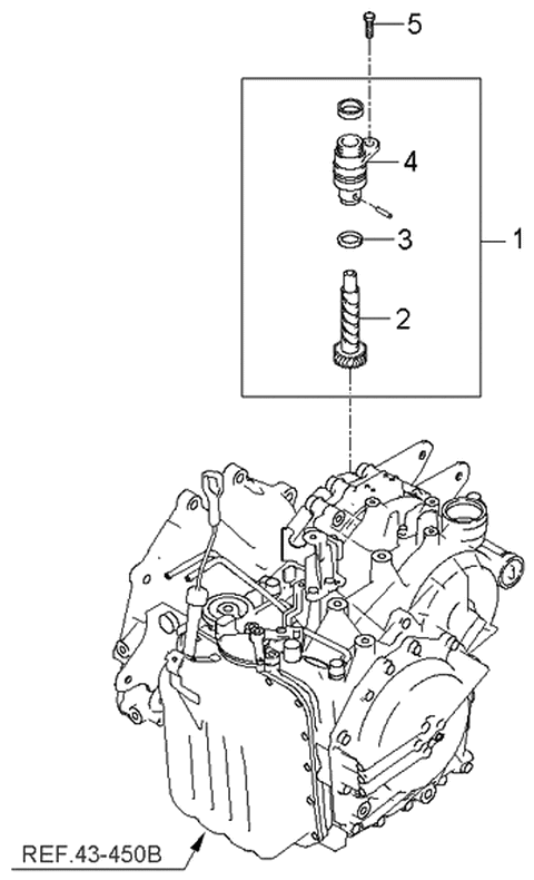 2006 Kia Rondo Speedometer Driven Gear Diagram 2