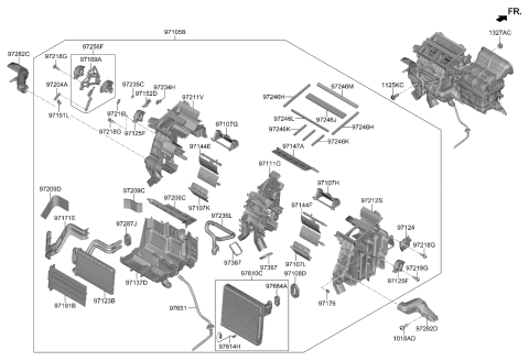 2024 Kia Carnival Seal-Duct NO1 Diagram for 97245R0000