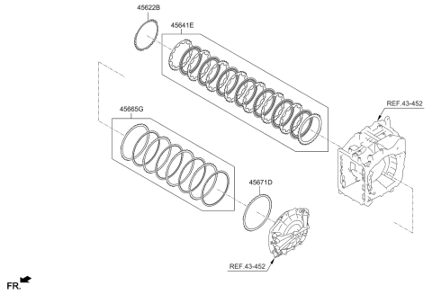 2024 Kia Carnival Transaxle Brake-Auto Diagram