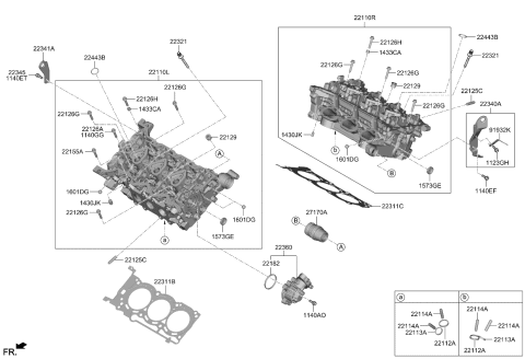 2024 Kia Carnival Hanger-Engine,LH Diagram for 223413N310