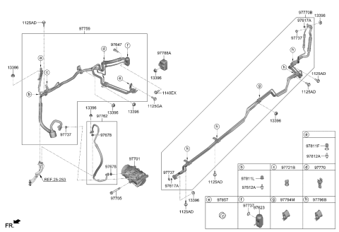 2023 Kia Carnival Clip-Pipe MTG Diagram for 977942P080