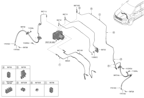 2024 Kia Carnival Brake Fluid Line Diagram 1