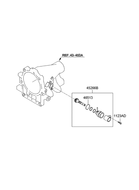 2012 Kia Borrego Speedometer Driven Gear-Auto Diagram