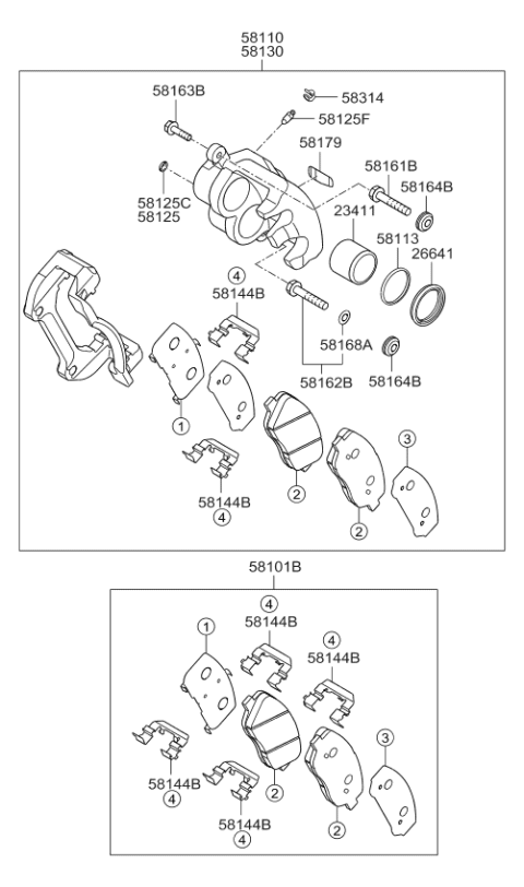 2012 Kia Borrego Front Axle Hub & Drive Shaft Diagram 3