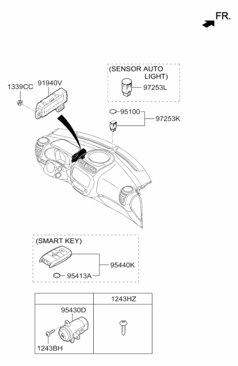 2017 Kia Soul Relay & Module Diagram 3