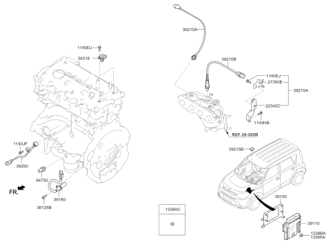 2017 Kia Soul Electronic Control Diagram 2