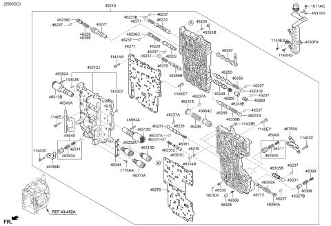 2019 Kia Soul Transmission Valve Body Diagram 2