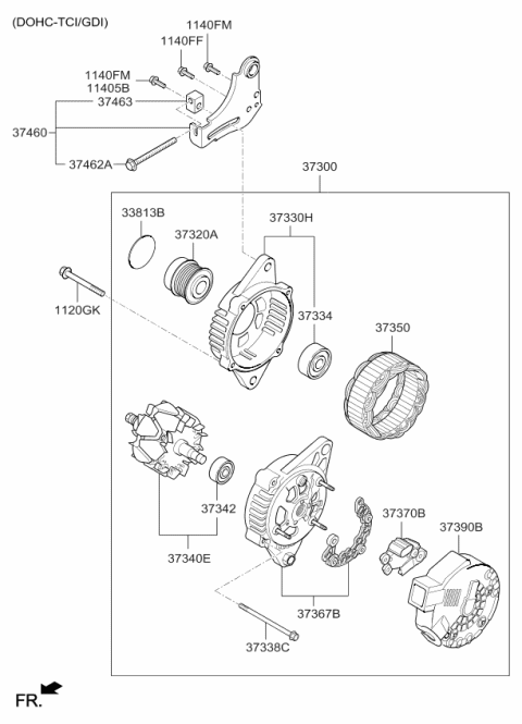 2017 Kia Soul Alternator Diagram 4