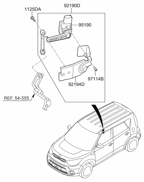 2019 Kia Soul Head Lamp Diagram 4