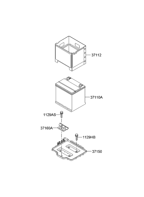 2009 Kia Rio Battery Diagram