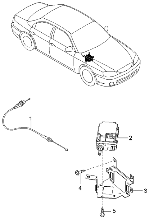 2004 Kia Spectra Auto Cruise Control Diagram