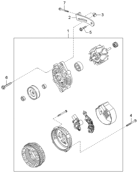 2001 Kia Spectra Alternator Diagram