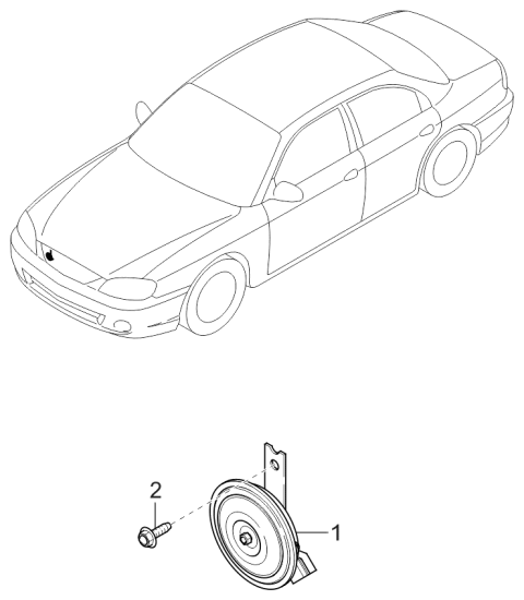 2001 Kia Spectra Horn Diagram