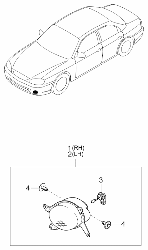 2004 Kia Spectra Body Side Lamp Diagram