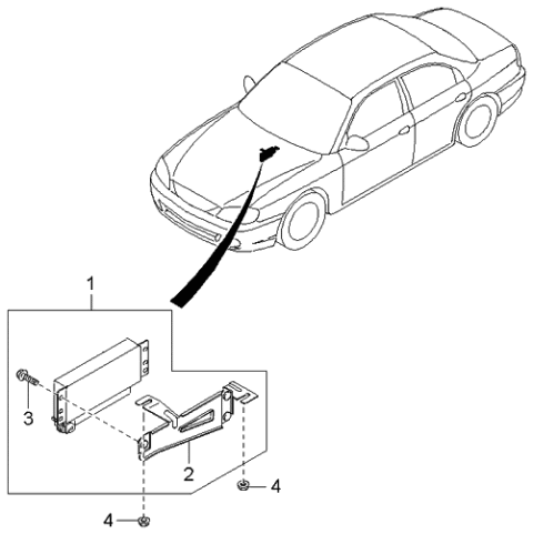 2004 Kia Spectra Transmission Control Unit Diagram