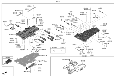 2018 Kia Stinger Spring-Coil Diagram for 463984E000