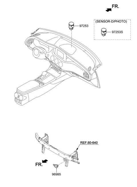 2021 Kia Stinger Heater System-Heater Control Diagram