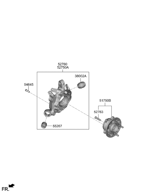 2021 Kia Stinger Rear Axle Diagram