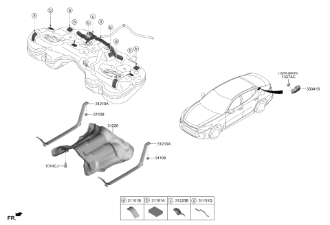 2020 Kia Stinger Fuel System Diagram 2