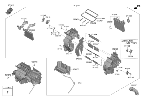 2024 Kia Soul Heater System-Heater & Blower Diagram 1