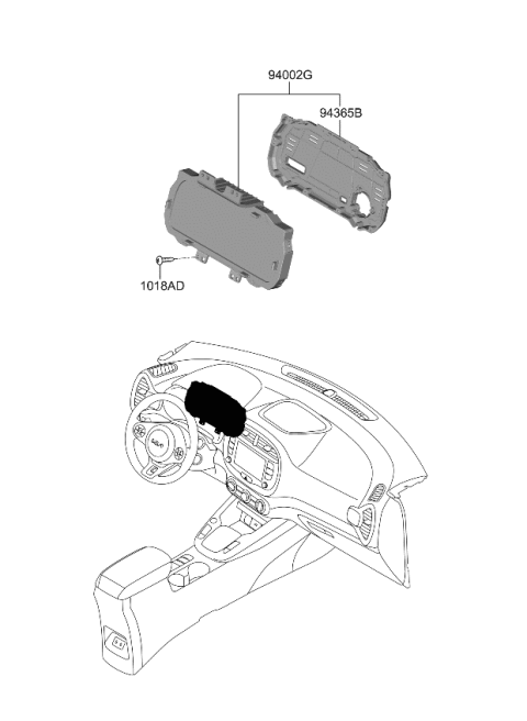 2023 Kia Soul Instrument Cluster Diagram