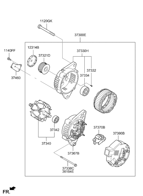 2023 Kia Soul Alternator Diagram