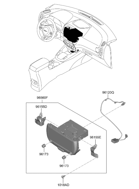 2023 Kia Soul Information System Diagram