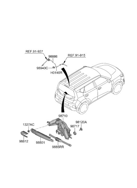 2024 Kia Soul Hose Diagram for 1792504014