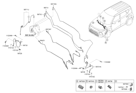 2024 Kia Soul Brake Fluid Line Diagram 1