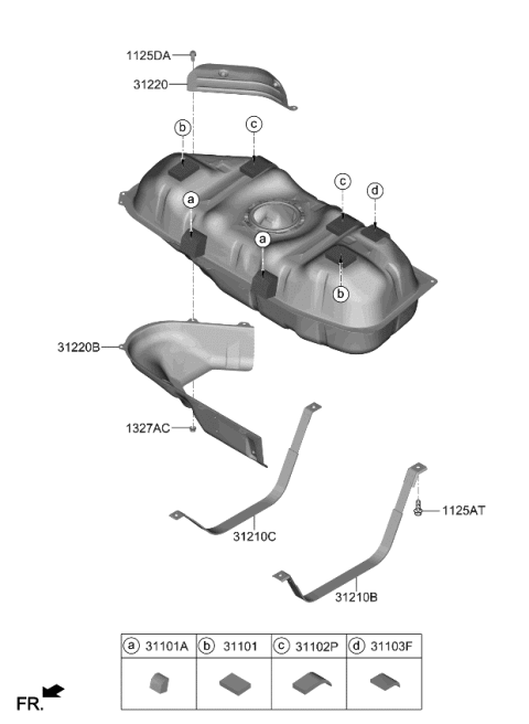 2023 Kia Soul Fuel System Diagram 2