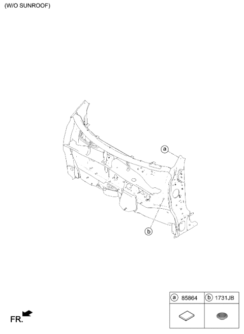 2024 Kia Soul Sunroof Diagram 2