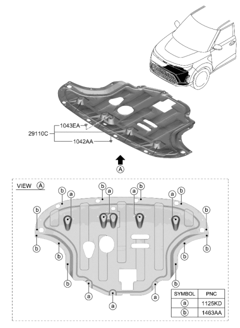 2023 Kia Soul Under Cover Diagram