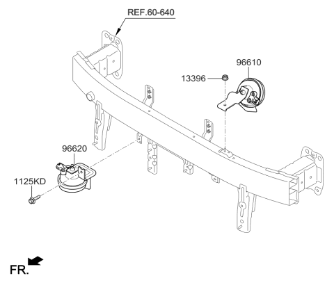 2016 Kia Optima Hybrid Horn Diagram