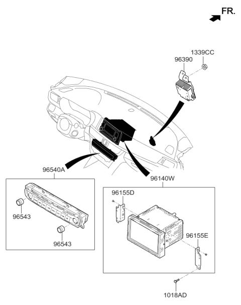 2016 Kia Optima Hybrid Audio Diagram