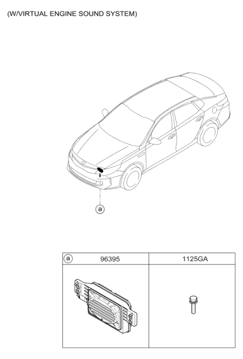 2018 Kia Optima Hybrid Speaker Diagram 3