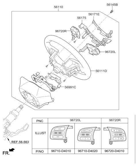 2017 Kia Optima Hybrid Steering Wheel Diagram