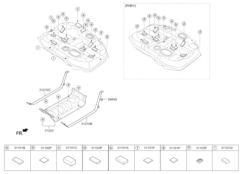 2016 Kia Optima Hybrid Fuel System Diagram 3