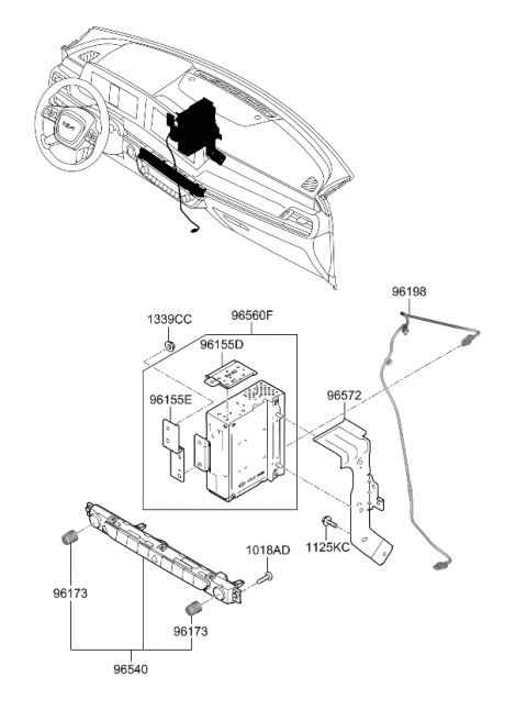 2023 Kia Telluride Information System Diagram