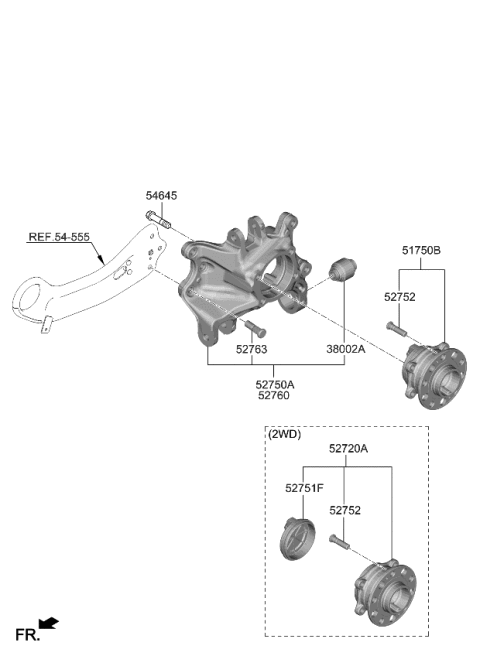 2023 Kia Telluride Rear Axle Diagram