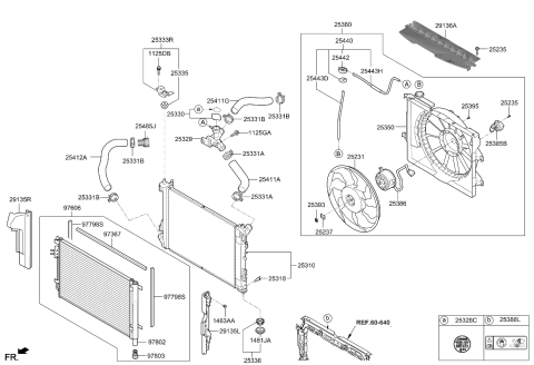 2023 Kia Rio Engine Cooling System Diagram