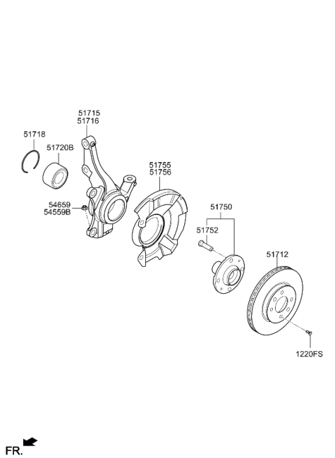 2021 Kia Rio Front Axle Diagram